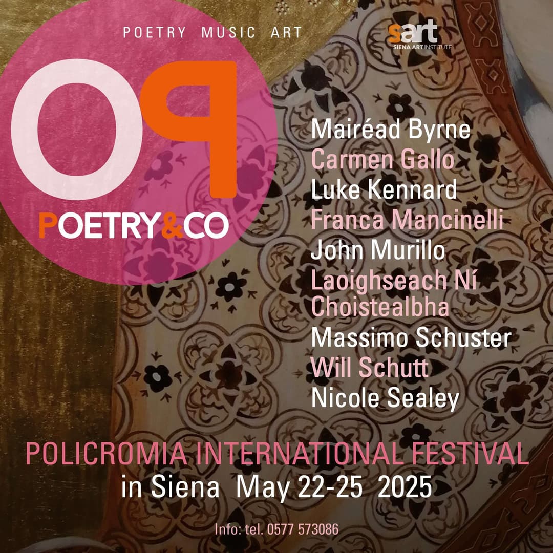Policromia: International Poetry Festival in the heart of Siena