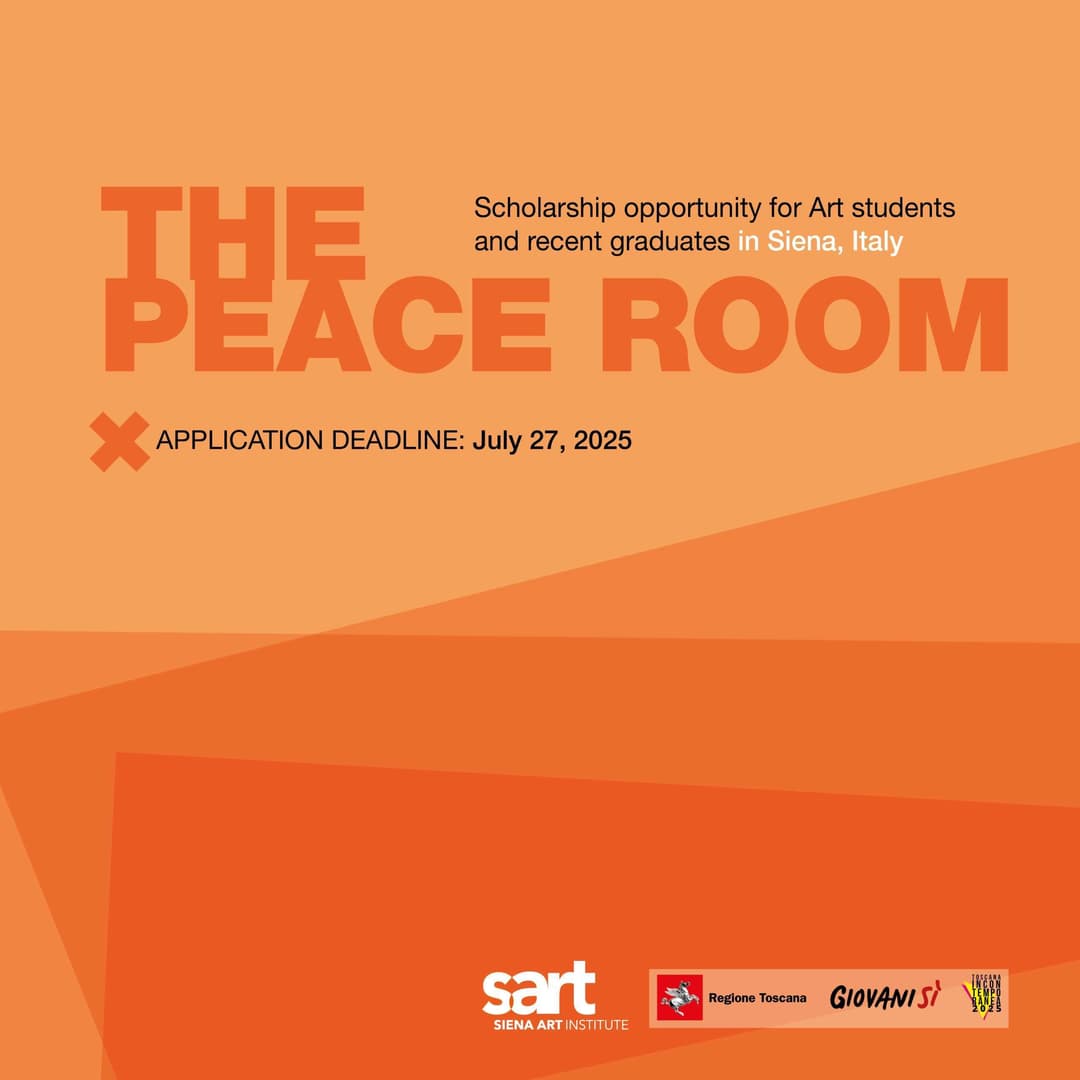Scholarship opportunity: THE PEACE ROOM
