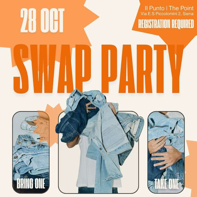 Swap Party! Bring one, take one at SART