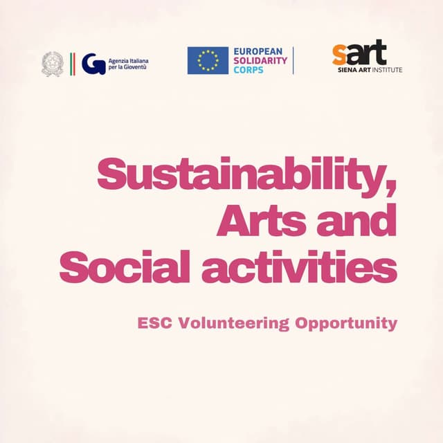 CREATIVE COMMUNITY volunteering - ESC Project