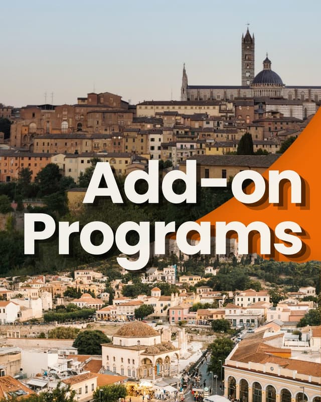 Extend your semester: two-week intensive add-on