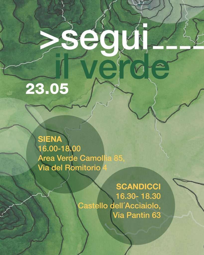 Poster for the Follow the Green event, the dates, times, and locations of the various activities.